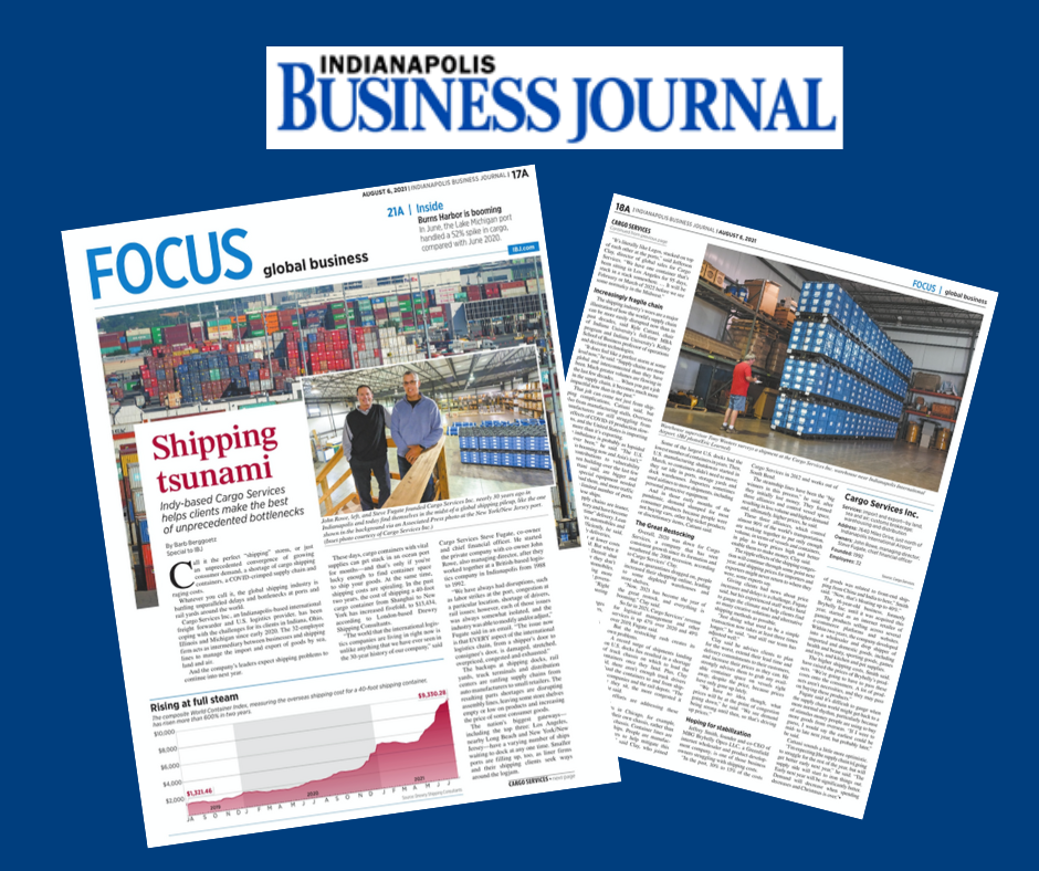 Cargo Services Indianapolis Business Journal