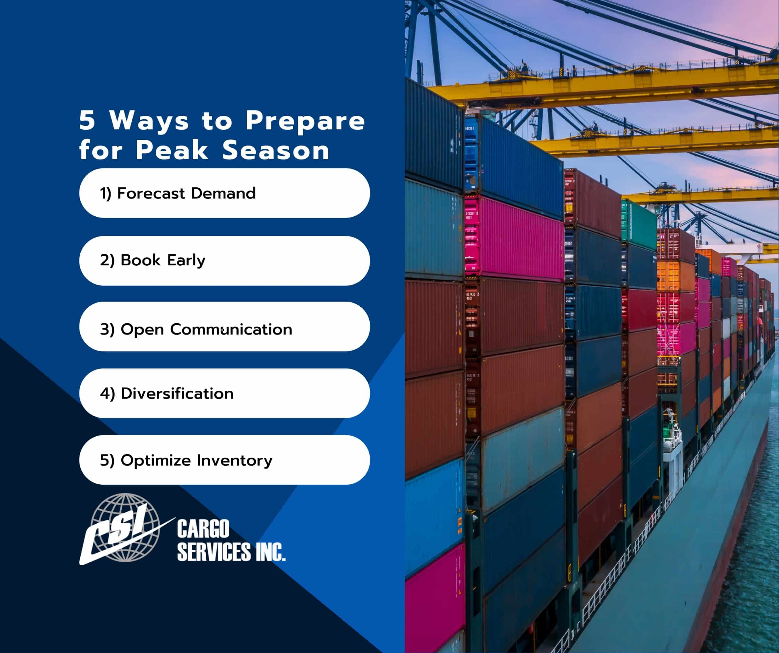 Industry Updates and Pointers for Peak Season Planning - Cargo Services ...
